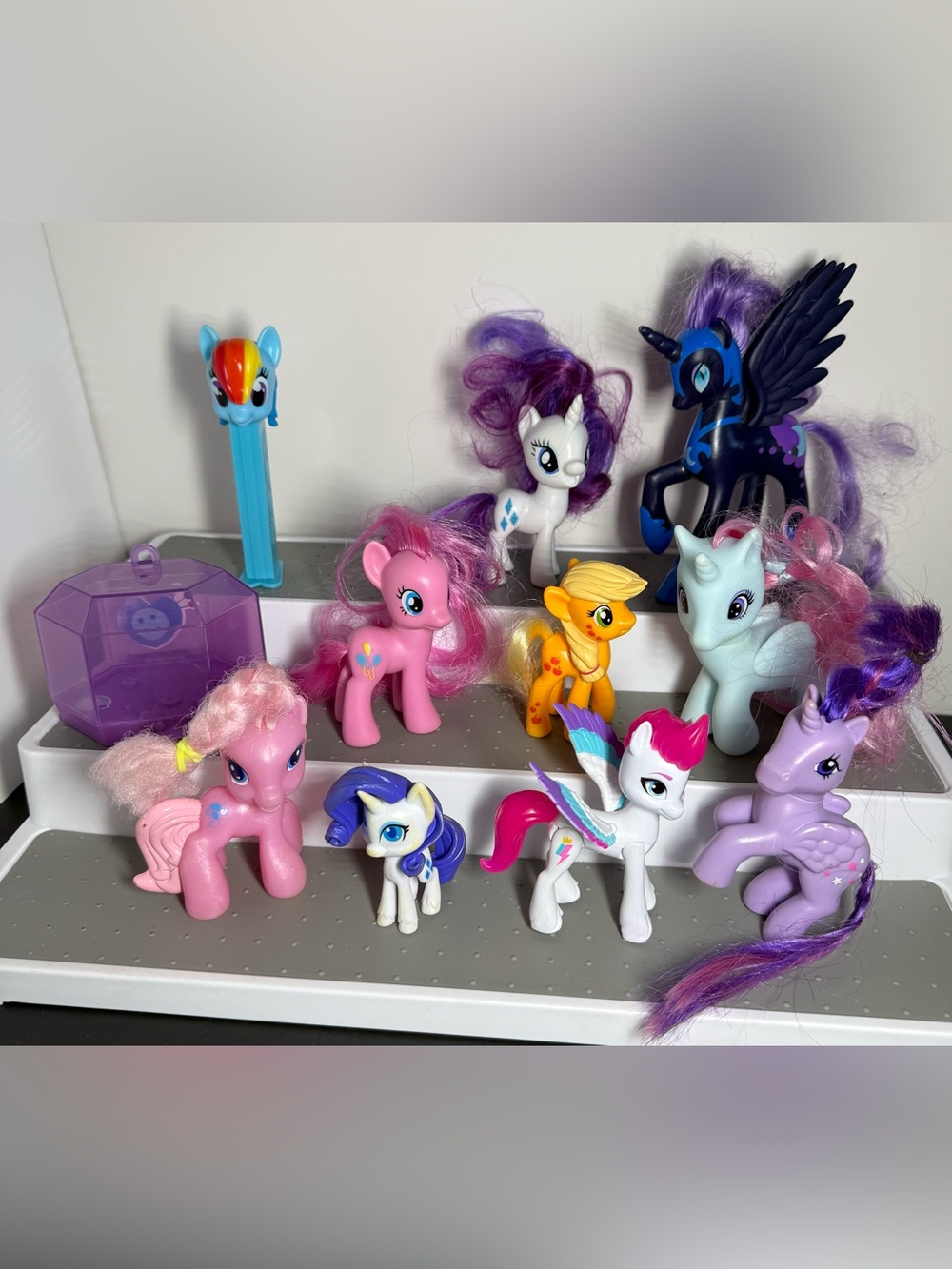 My Little Pony Multi-Generation Toy Lot - 9 Figures + Accessories (G4 & G5)